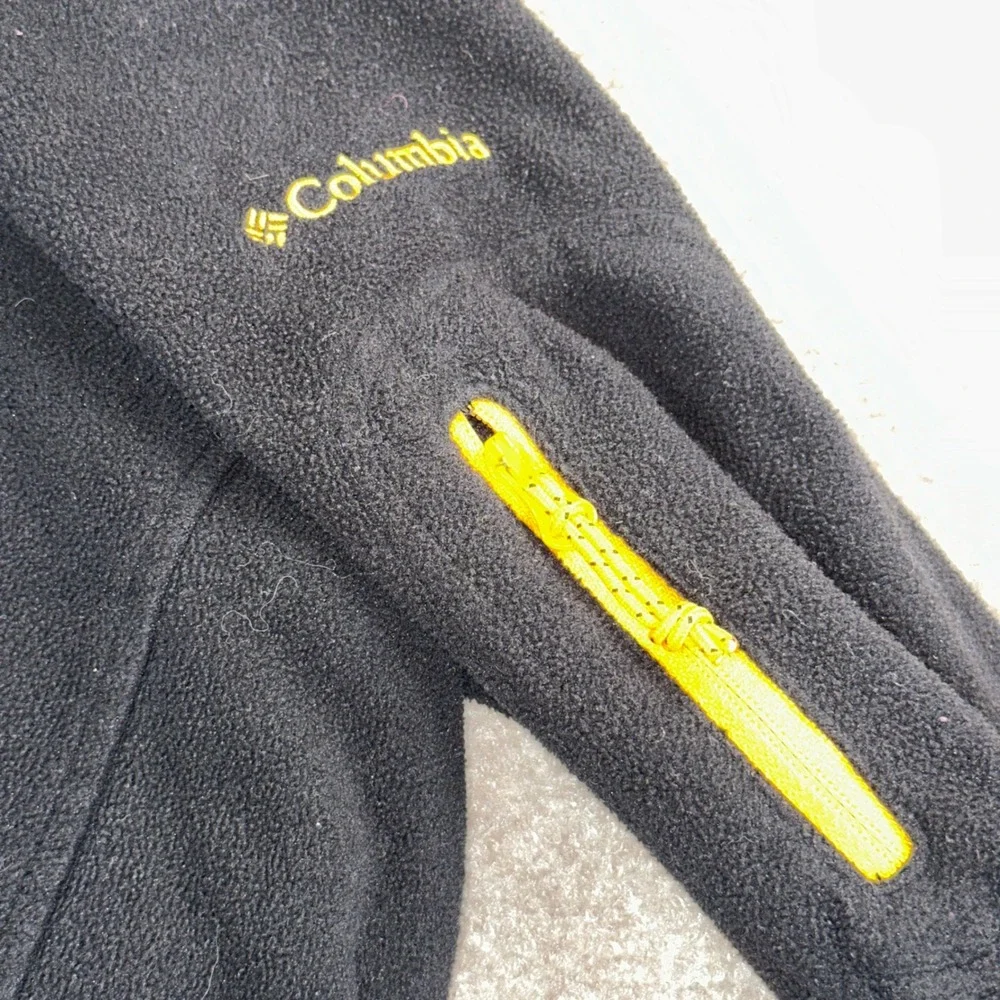 Columbia Mizzou Tigers Fleece Jacket Womens Black Gold Full Zip Missouri Small